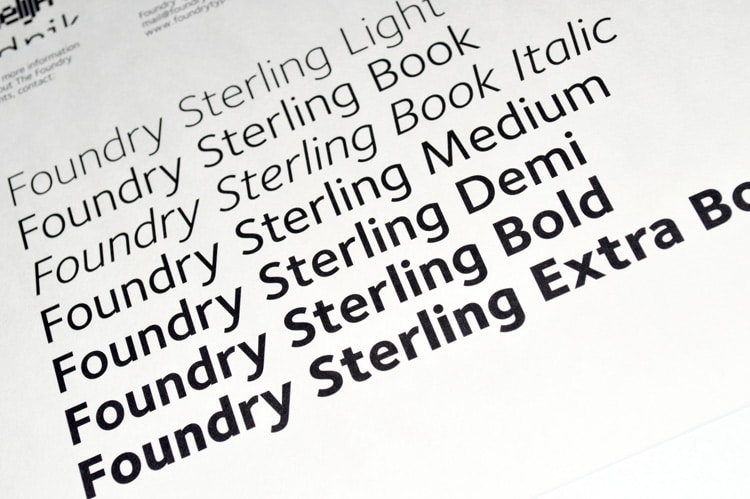 Foundry Sterling flyer reverse text.