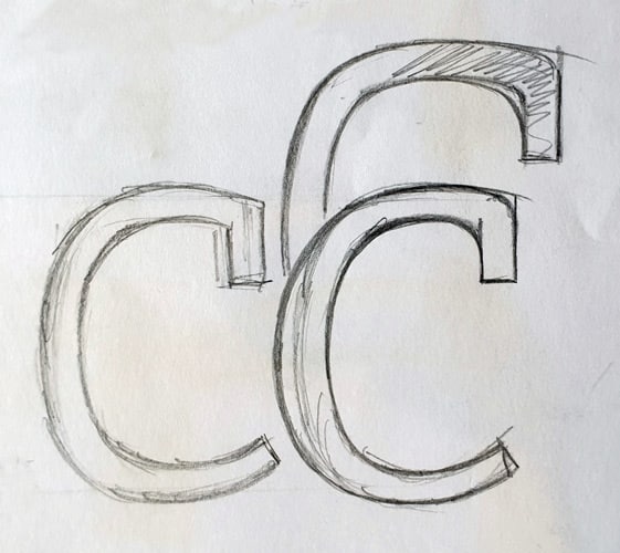 Foundry Origin ‘c’ terminal sketch.