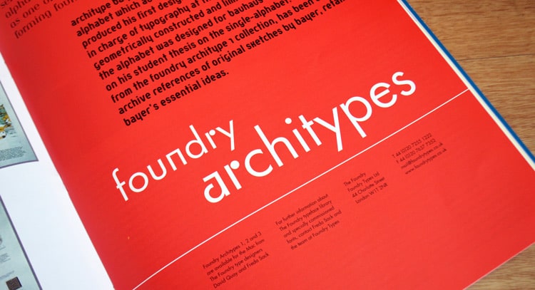 Architype Renner, Graphics International 92, Feb 2002, p29.