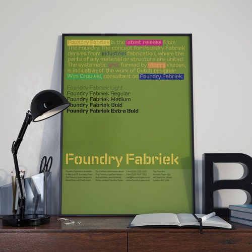 Foundry Fabriek poster.