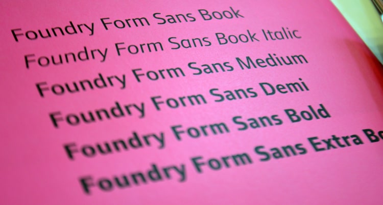 Foundry Form Sans GI 86