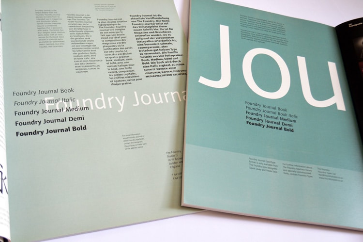 Foundry Journal Eye and Grafik Ads