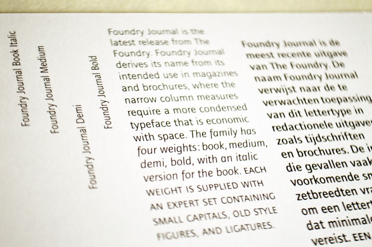 Foundry Journal flyer front detail