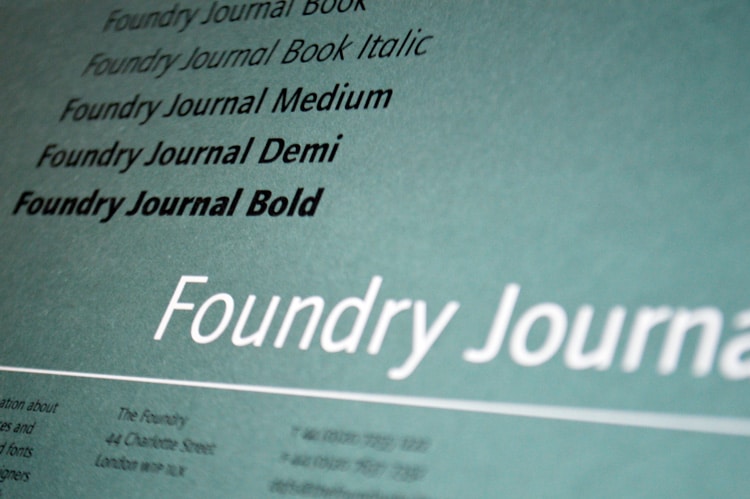 Foundry Journal flyer front