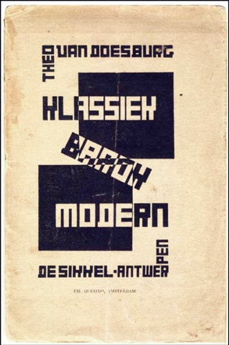 Van Doesberg ‘Klassiek Barok Modern’ 1919.