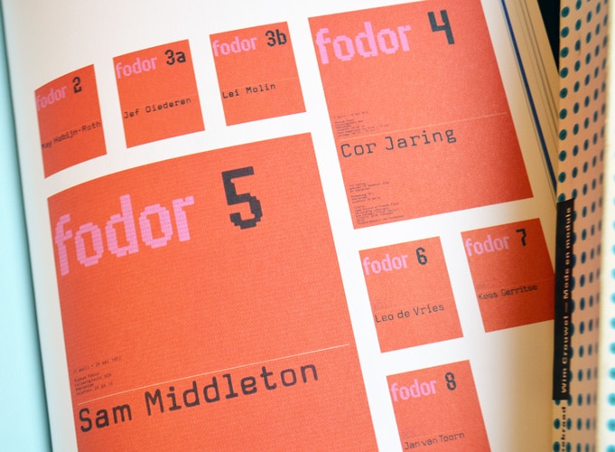 Wim Crouwel’s ‘Fodor Museum catalogue 2–8’, 1972–73.