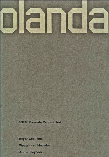 Wim Crouwel’s ‘Olanda – XXX Biennale Venezia’, 1960.