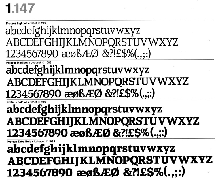 Proteus specimen Line scan.