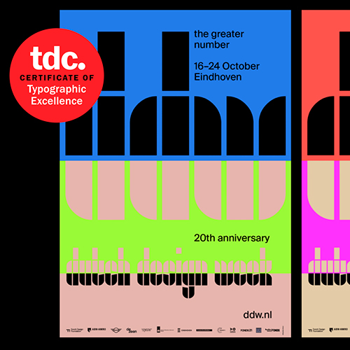 DDW, winner of a Type Directors Club Award for Typographic Excellence, images courtesy of Thonik.