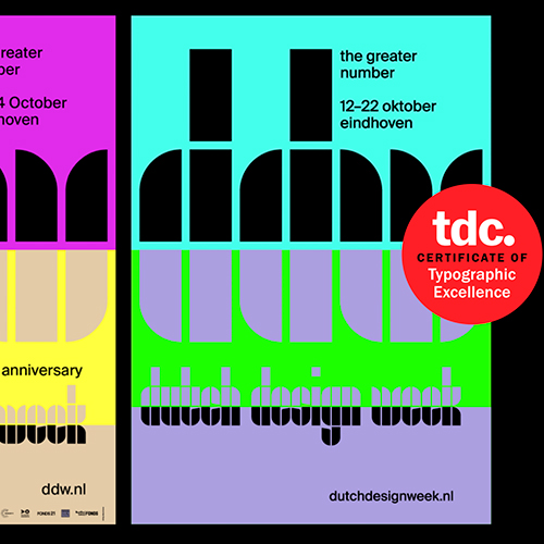 DDW, winner of a Type Directors Club Award for Typographic Excellence, images courtesy of Thonik.