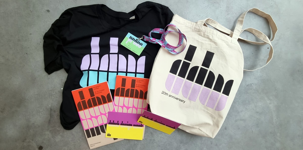 Dutch Design Week 2021, official merchandise.