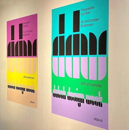 DDW – Dutch Design Week 2021 – The Greater Number posters