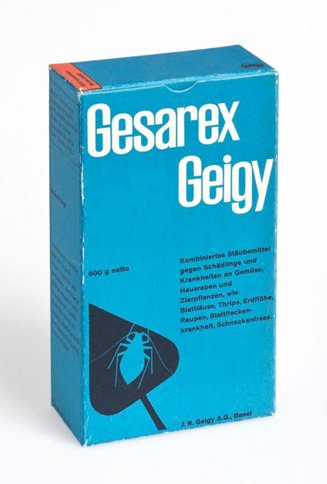 Gesarex, Geigy packaging, designed by Andreas His, ca 1954