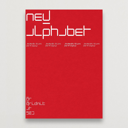 New Alphabet. Posters designed by SEA, paper provided by G.F Smith and printed by Made by Team. Images copyright © SEA.