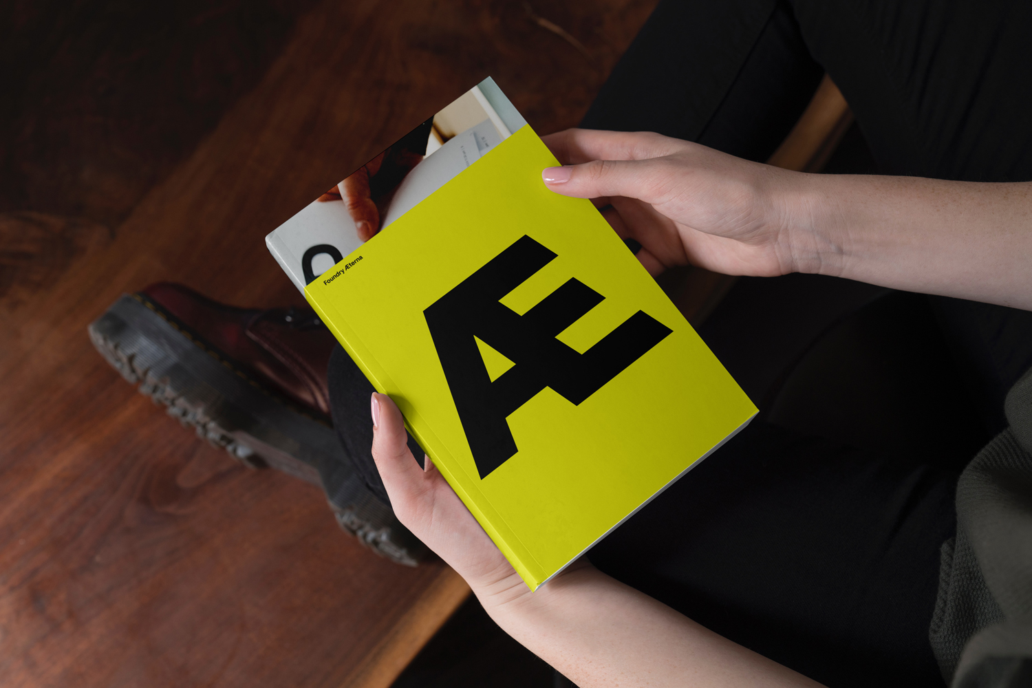 Foundry Aeterna – Process book, designed by OPX.